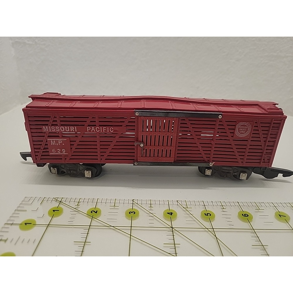 American Flyer #629 MP Missouri Pacific Cattle Stock Car Red 613366